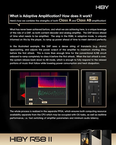 HiBy RS8 II 新世代旗艦級 AI 音色模擬 Hi-Fi 播放器｜DARWIN III R2R 架構 × Qualcomm 8Gen2 平台 × 46.8Wh 高電壓電池8