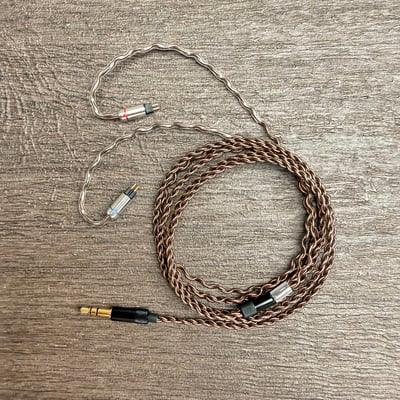 Power Praise CW04｜PCOCC 單結晶無氧銅耳機升級線｜56 芯四股編織 × 咖啡色線身 × 多種耳機端出清特惠4