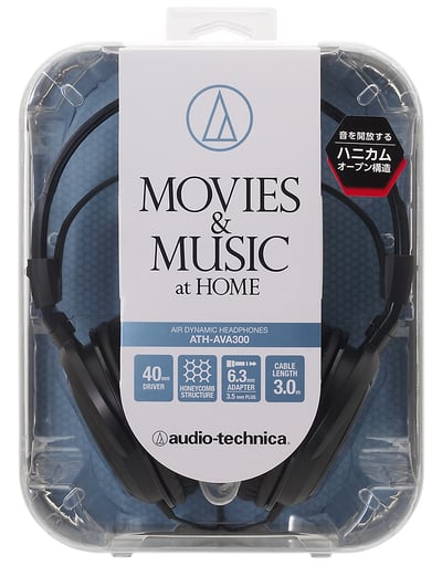 Audio-technica 日本鐵三角 ATH-AVA300 開放式耳罩耳機6
