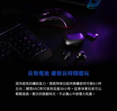 日本 Final VR3000 Wireless 真無線藍牙/無線入耳式耳機 耳道式 電競 內附超低延遲USB接收器8