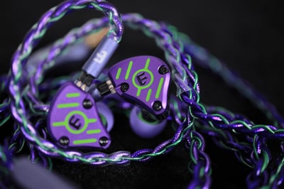 E AUDIO x EVANGELION EVA-Earphone-01 (新世紀福音戰士EVA聯名 初號機) 可換線 耳道式耳機 入耳 監聽 CM 0.788