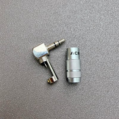 雅高聆 ACROLINK FP-3.5L(R) 3.5mm TRS L式鍍銠焊接頭｜7mm 出線孔3