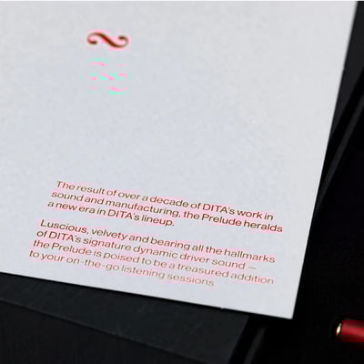DITA 序曲 PRELUDE｜極致細膩入門級單動圈入耳式耳機14