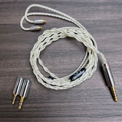 大力揚 Power Praise 破曉Dawn系列 6N無氧銅鍍銀複合線徑混編 耳機專用升級線1