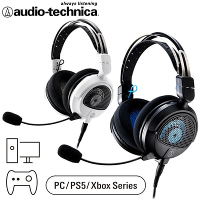 Audio-technica ATH-GDL3 遊戲專用開放式耳機麥克風組｜超輕量化設計・清晰定位音場1