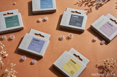 SpinFit OMNI 真無線專用矽膠耳塞 一卡一對二入12
