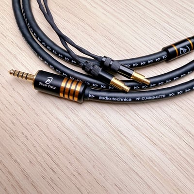Power Praise 大力揚 × 鐵三角 CAB223 A2DC 耳罩式耳機升級線｜四芯無氧銅導體2