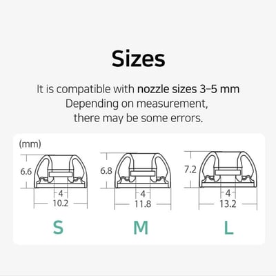 韓國DIVINUS | Airy S | 藍芽耳機專用 | 可洩壓 | 甜甜圈傘帽 | 一盒1對 | 公司貨7