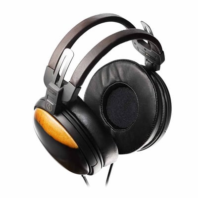 日本鐵三角 Audio-Technica 「黑柿木」 ATH-AWKG 耳罩式耳機 限量販售2