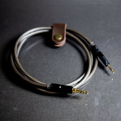 大力揚 x 日本鐵三角 破曉Dawn 單邊出線｜6N無氧銅鍍銀複合線徑混編 耳機升級線1