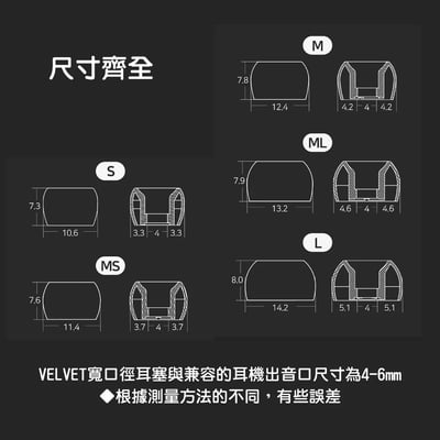 韓國 DIVINUS | VELVET WIDE BORE 寬口徑洩壓耳塞 | 可洩壓的耳塞 | 公司貨10