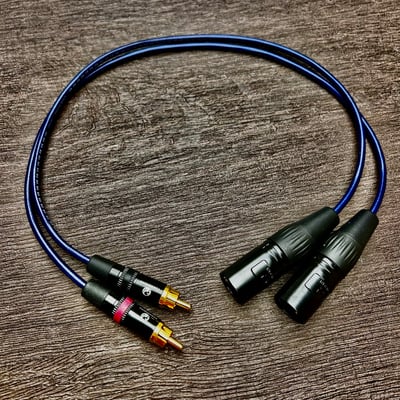 大力揚 Power Praise 日本鐵三角 Audio-Technica CAB182 平衡 XLR公 轉 RCA公 一對 轉接線5