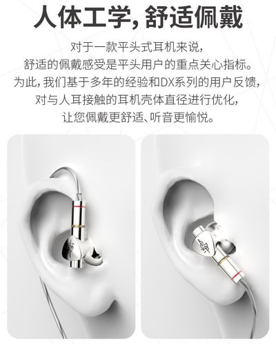 BGVP DX7 平頭塞耳機 MMCX 可換線 二合一插頭 可換調音導管9