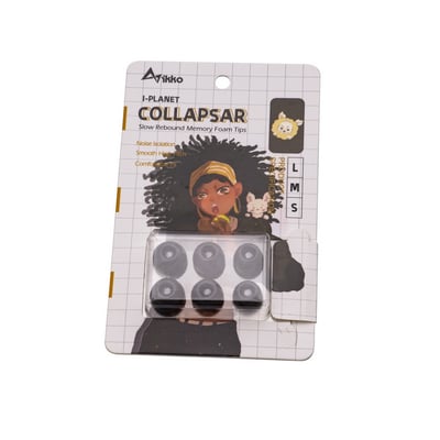 iKKO I-Planet COLLAPSAR 二層卡槽海棉套 適用橢圓形或圓形出音嘴耳機3