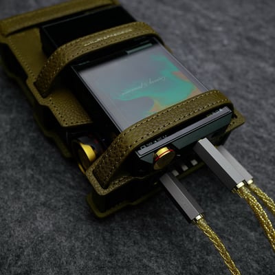 LUXURY & PRECISION EA4專用碳纖維植鞣革皮套｜輕便堅固×高效散熱×可調綁帶設計4