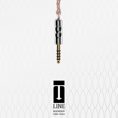 水月雨 MoonDrop LINE T CM 6N單晶銅 litz結構 4.4平衡 耳機升級線2