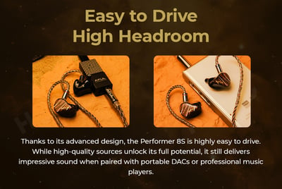 AFUL Acoustics Performer 8S 木星迴響 四混合單元 入耳式耳機 監聽 ｜飽滿、開闊，細節與音樂感一次展開11