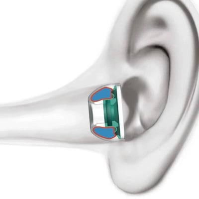 韓國DIVINUS | Airy S APP For Airpods Pro 蘋果專用 | 可洩壓 | 甜甜圈傘帽 | 一盒1對 | 公司貨5