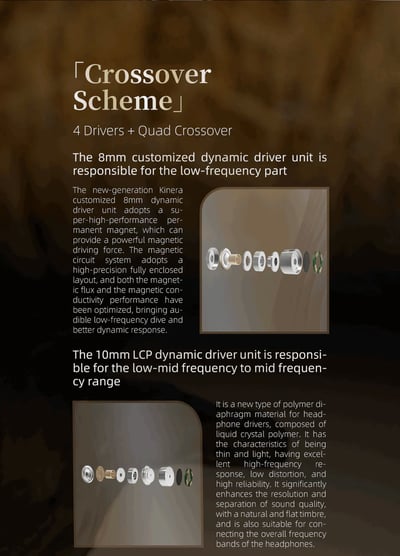 Kinera Celest Yaksha 夜叉 四混合單元 入耳式耳機｜雙動圈+動鐵+平板，聲場沉浸震撼5