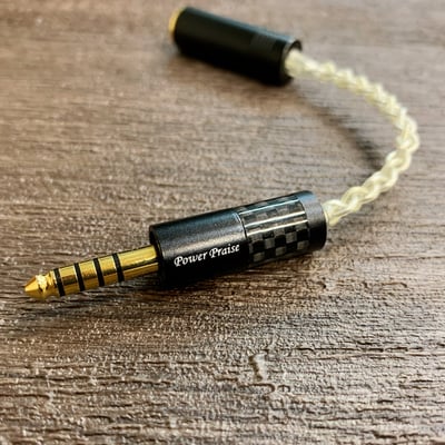 大力揚 【Power Praise】 x 鐵三角 破曉 Dawn 6N 無氧銅鍍銀 CAB171 高阻抗轉接線｜提升細節 穩定降底噪2