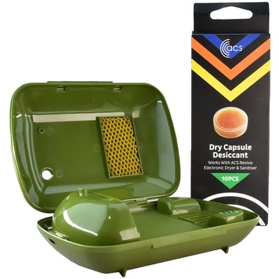 ACS Revivo 2 – 客製入耳式監聽耳機 / 助聽器 乾燥、消毒機 + 乾燥劑 組合1