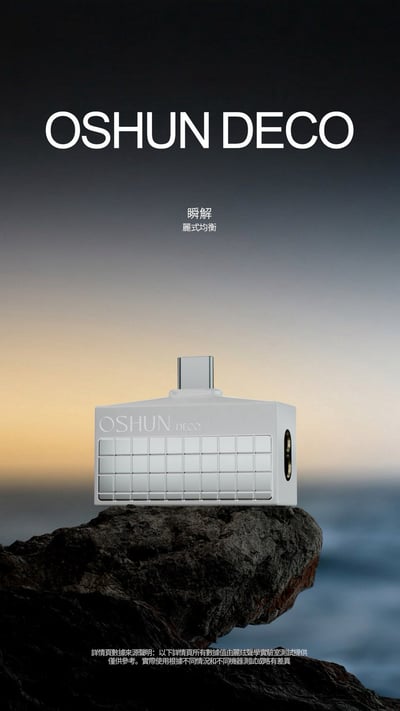 麗弦 EarAcoustic OSHUN DECO 瞬解 USB DAC 小尾巴 耳機擴大機｜雙 CS43198・3.5mm／4.4mm 雙輸出1