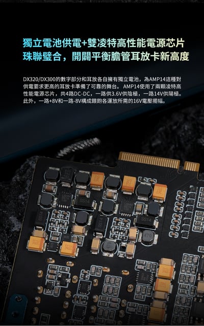 iBasso AMP14 KORG Nutube 第六代真空電子管耳放卡 4.4MM平衡 下單後預計3~5工作天到貨寄出 DX300/DX3207