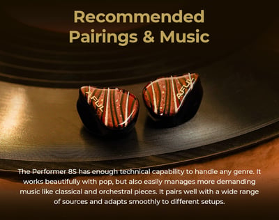 AFUL Acoustics Performer 8S 木星迴響 四混合單元 入耳式耳機 監聽 ｜飽滿、開闊，細節與音樂感一次展開9
