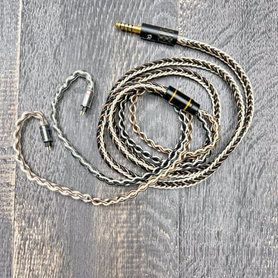 大力揚 Power Praise 維薩 VERZA 耳道式 耳罩 耳機升級線 6N鍍銀線+單晶銅混編3