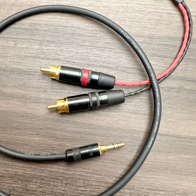 大力揚 Power Praise CAB008 T-Lab 3.5mm 轉 RCA 傳輸線｜多功能連接 音質純淨3