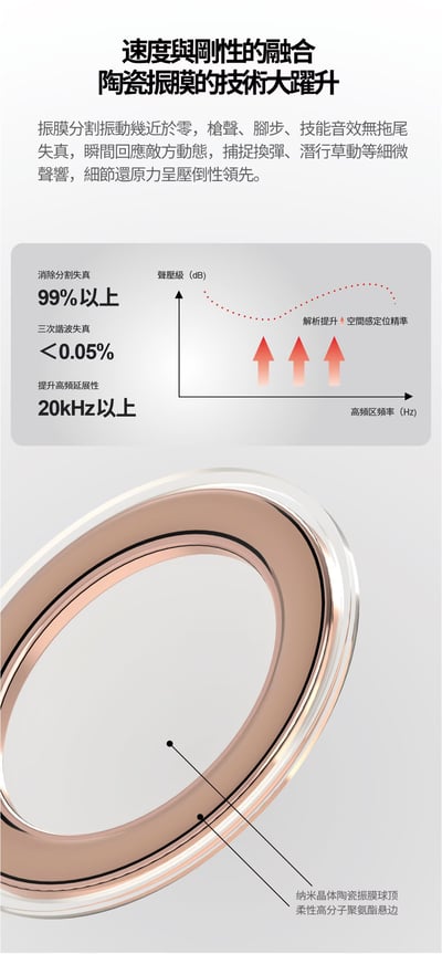 麗弦 EarAcoustic Audio x zkaaai Cipher GAME 聯名電競入耳式耳機 星雲聲場技術5