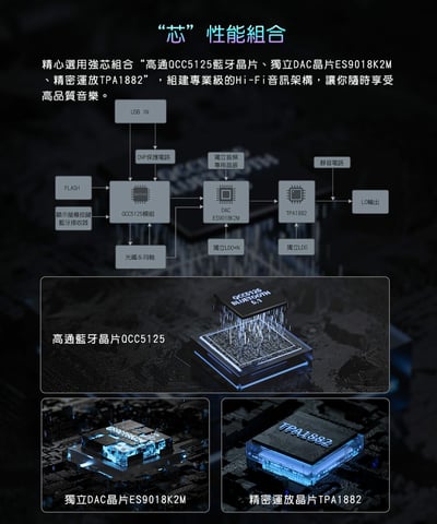 FiiO BR13 Hi-Fi藍牙解碼接收器 支援LDAC AptX Adaptive 一對二17