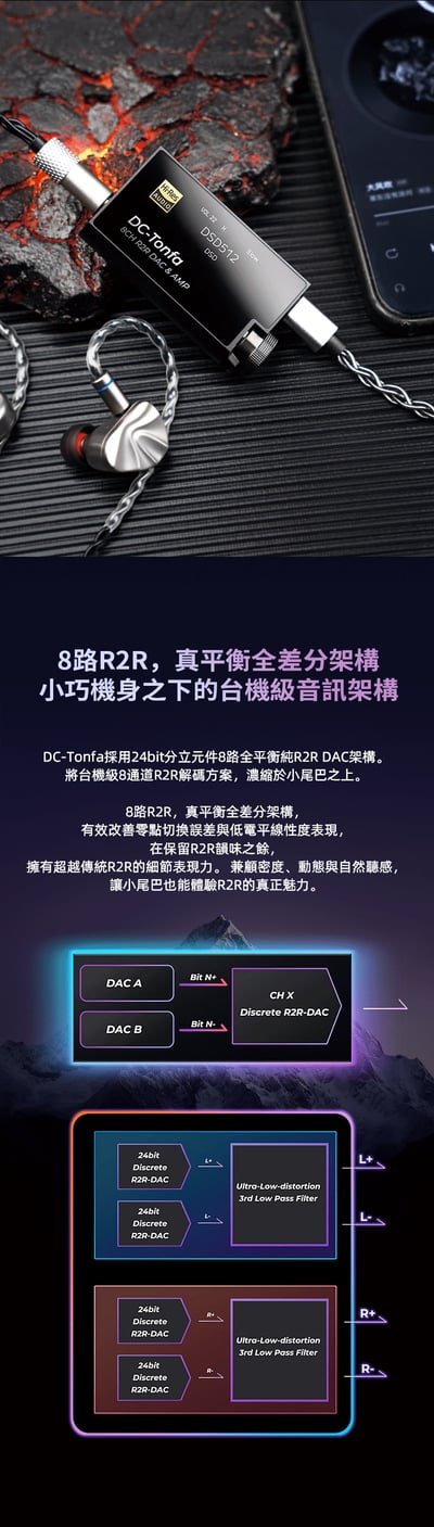 e☆イヤホン × iBasso Audio DC-Tonfa｜8CH R2R DAC & AMP 小尾巴解碼耳擴｜把台機級 R2R 聲底帶到隨身聆聽3