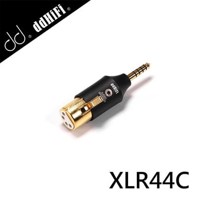 ddHiFi XLR44C 平衡XLR 4Pin(母)轉4.4mm(公)轉接頭1
