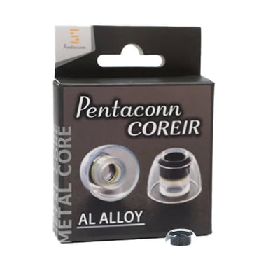 日本 Pentaconn COREIR AL ALLOY 鋁質出音嘴 複合材質 矽膠耳塞3