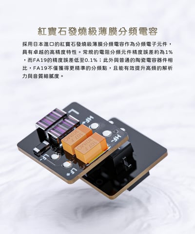 FiiO FA19 樓氏十單元動鐵 MMCX 單晶體純銀 可換線 入耳式耳機 耳道9