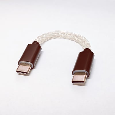 KUANG PAI狂派 TYPE C / Lightning 單晶純銀 400芯 OTG USB DAC 小尾巴升級線1