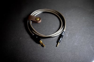 大力揚 x 日本鐵三角 破曉Dawn 單邊出線｜6N無氧銅鍍銀複合線徑混編 耳機升級線2