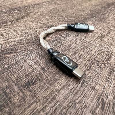 【大力揚 Power Praise DL077】  6N無氧銅鍍銀雙層屏蔽 USB 數位升級線 A公 Type C Micro 小尾巴升級線2