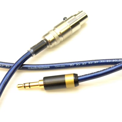 大力揚 Power Praise CAB102 日本鐵三角Audio-technica TD04-0501 立體3.5mm 轉 mini XLR K702 K240s K371 耳機升級線5