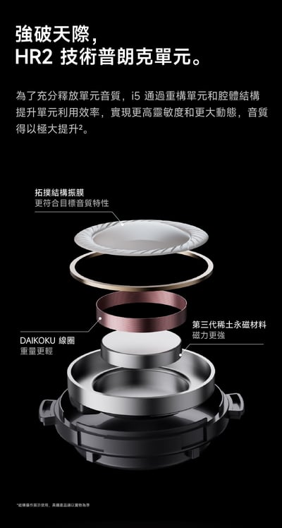 弱水時砂 Rose technics EARFREE i5 藍牙耳機 ANC主動降噪 LDAC5