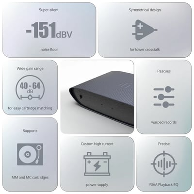 iFi Audio ZEN Air Phono 2 低噪黑膠唱放｜讓黑膠背景更安靜，聲音更有層次2