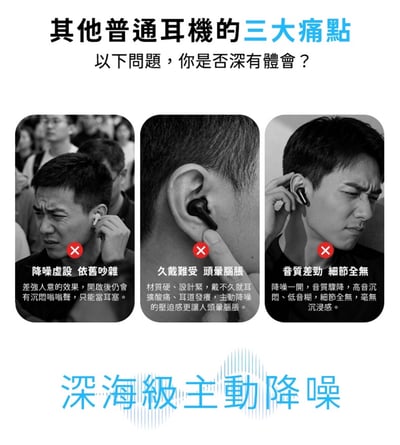 SOUNDPEATS C30 真無線降噪入耳式 藍牙耳機 -52dB AI 自適應降噪｜52H 強勁續航4