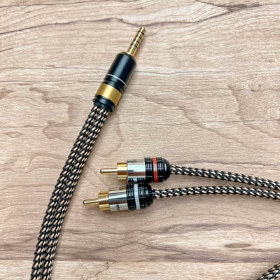 大力揚 Power Praise 闇 Dark CAB209 4.4mm to RCA 訊號升級線 | 強勁低頻‧細膩空間感4