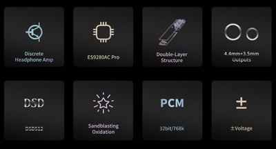 【AUNE】 YUKI SE 小尾巴 USB DAC 隨身hifi解碼耳放DAC轉3.5/4.4平衡3