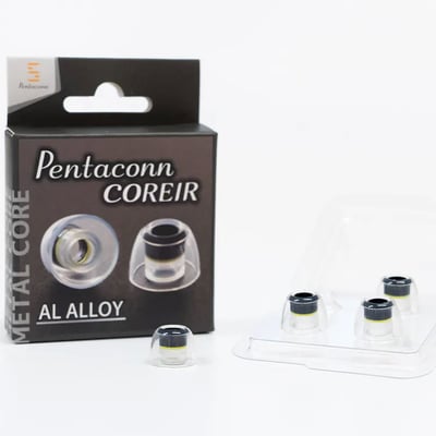 日本 Pentaconn COREIR AL ALLOY 鋁質出音嘴 複合材質 矽膠耳塞5