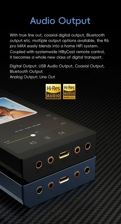 海貝 HiBy R6 Pro Max 高清音樂播放器3