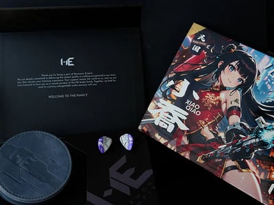 Harmonic Empire 小喬 Xiao Qiao 石墨烯單動圈入耳式耳機 半開放航空鋁工藝設計6