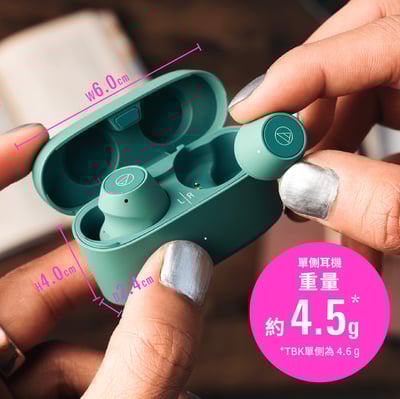 Audio-Technica 日本鐵三角 ATH-CKS30TW+ 真無線藍牙 耳道式耳機 搭載SOLID BASS3