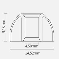 EPZ M100 高透明液態矽膠耳塞 低共振潔淨聲場 一盒三對六入7